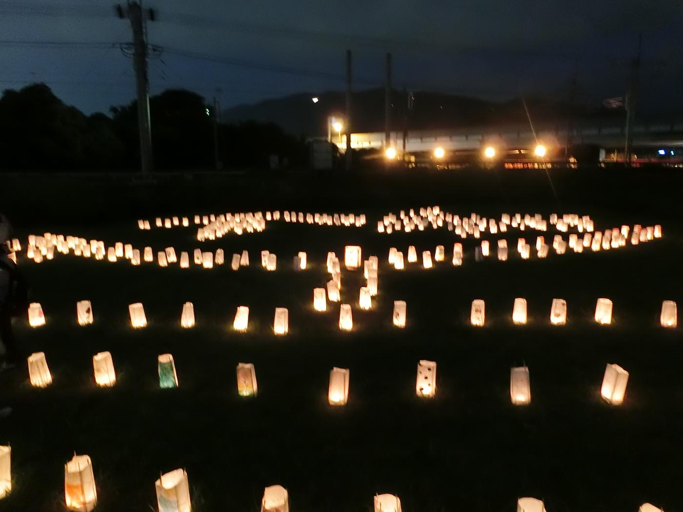 水城跡のあかり展2020　写真2