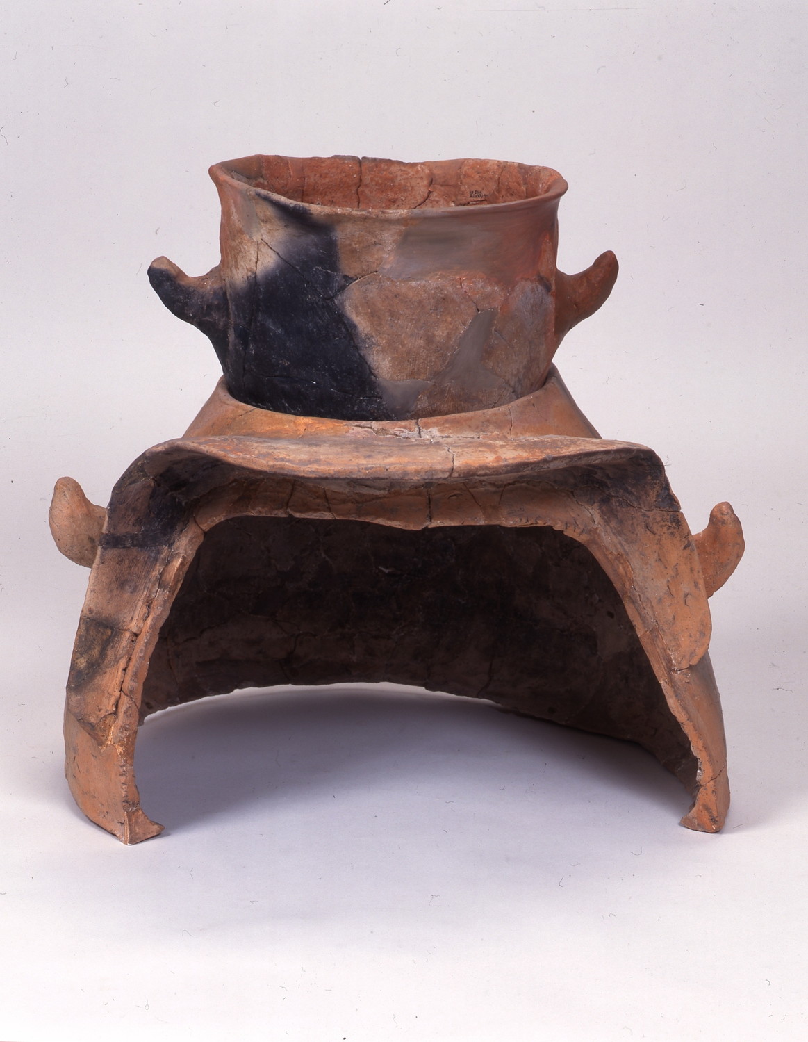 移動式竈と甑1写真